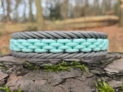paracord halsband für hunde - chilis silvermint kiss - paracord fashion - hundemode